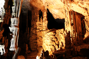 Beautiful View Inside Lewis and Clark Caverns