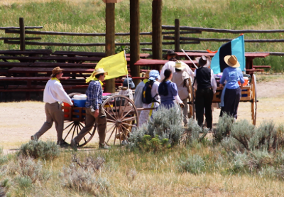 Young People on Handcart Trek