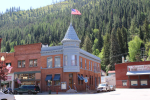 Buildings in Downtown Wallace, ID