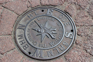 Center of Universe Manhole cover