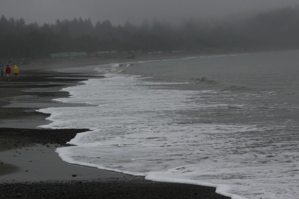 First Beach waves