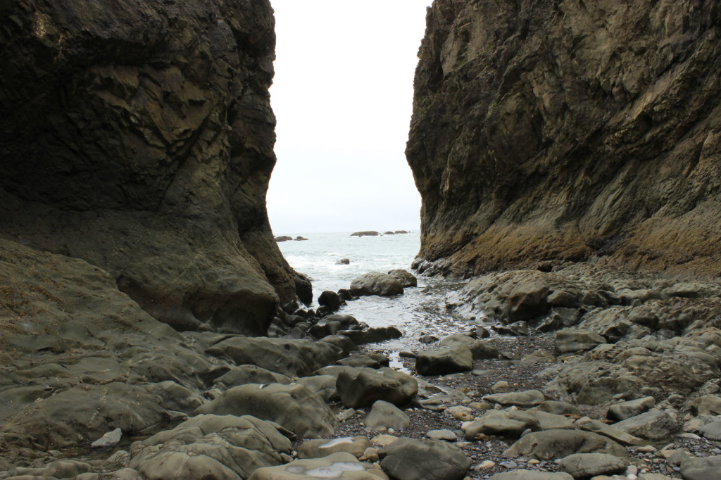 Split Rock at Rialto Beach