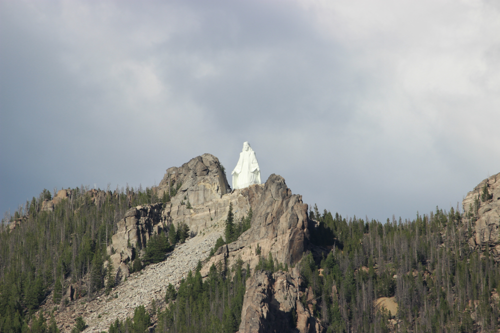 Our Lady of the Rockies east of Butte, Montana